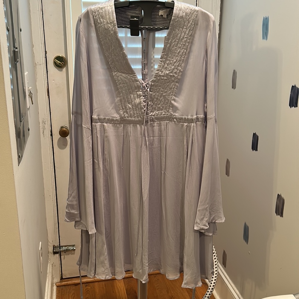 Anthropologie Ghost London Bell Sleeve Cottagecore Dress - SP - Picture 2 of 8